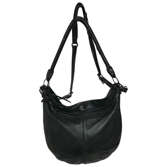 Elliott Lucca | Bags | Elliott Lucca Black Leather Hobo Bag | Poshmark